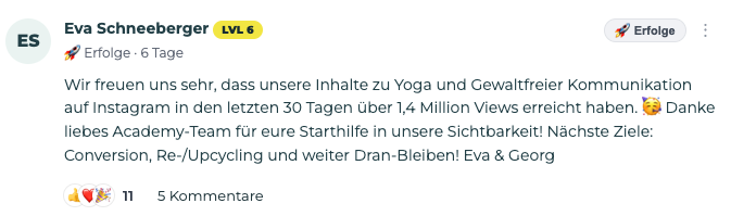 Originaler Community-Beitrag von Eva Schneeberger